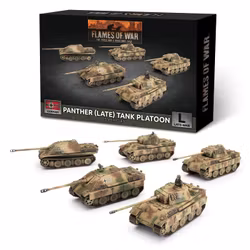 Panther (late 7.5cm) / Jagdpanther (8.8cm) Platoon (5x Plastic)