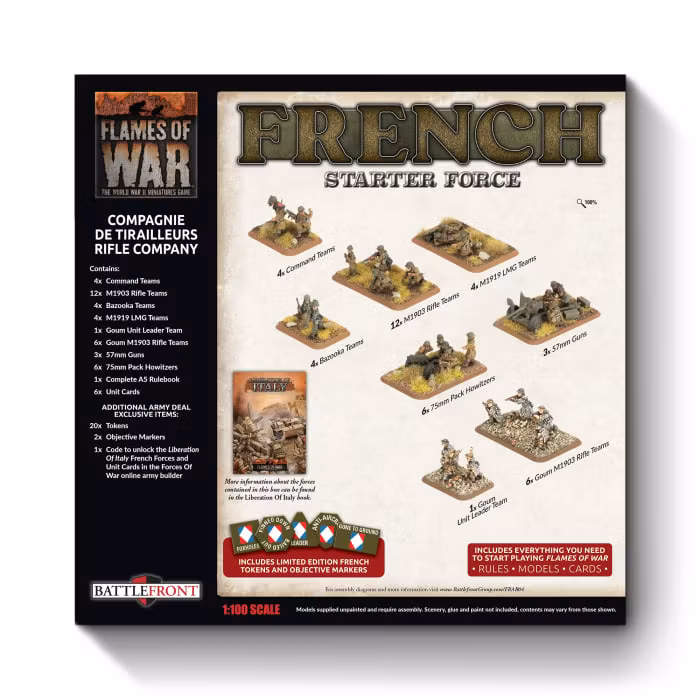 French Army Deal - Compagnie De Tirailleurs Rifle Company