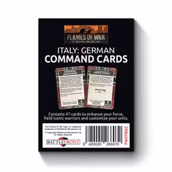 Liberation of Italy: German Command Card Pack (47 cards)