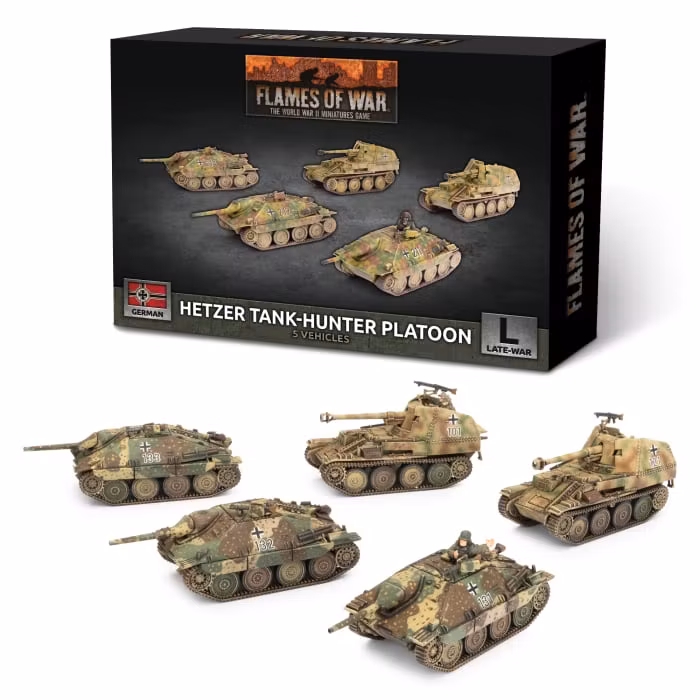 Hetzer Tank-Hunter Platoon (Plastic)