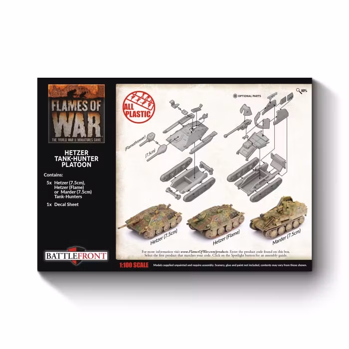 Hetzer Tank-Hunter Platoon (Plastic)