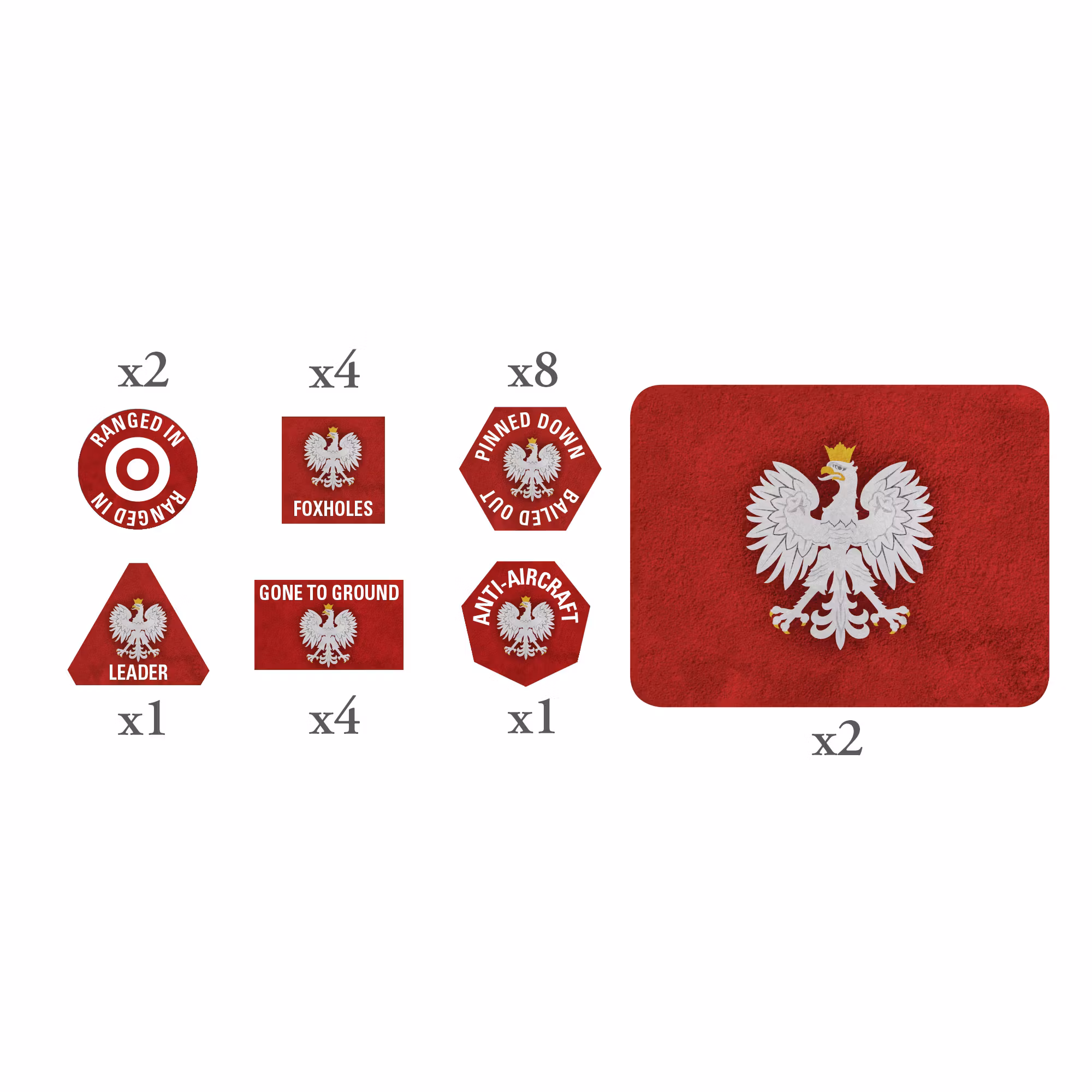 Polish Token (x20) & Objective (x2) Set
