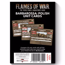 Barbarossa Polish Unit Cards (x39) - Limited Edition