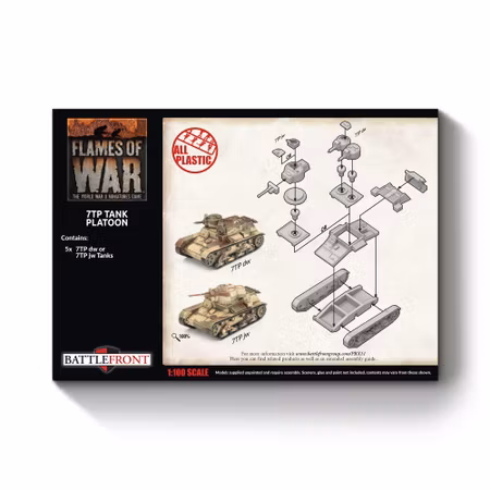 7TP Tank Platoon (x5 plastic)