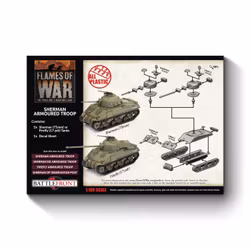 Sherman Armoured Troop (Plastic)