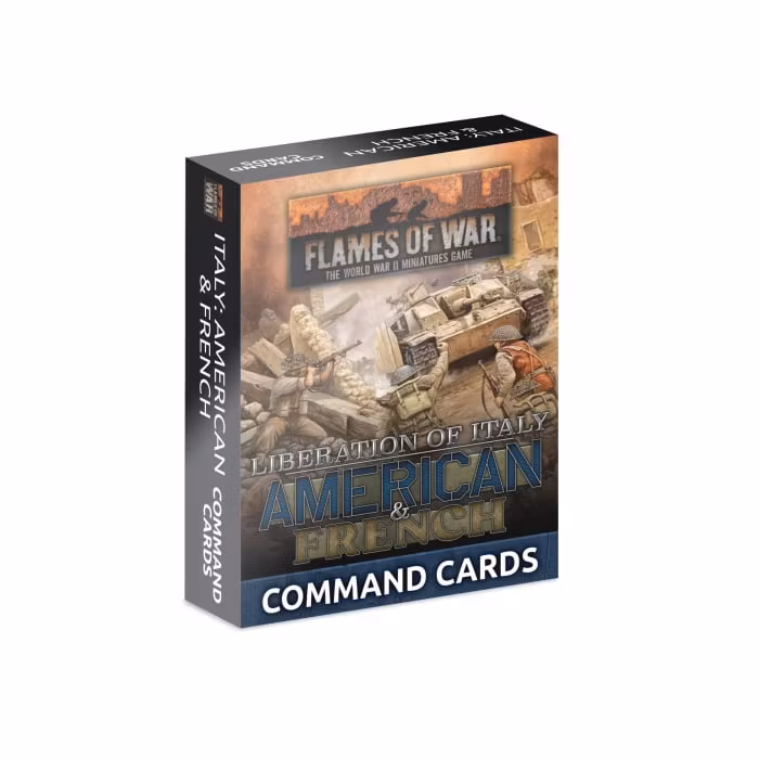 Liberation of Italy: American and French Command Card Pack (60 cards)