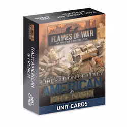 Liberation of Italy: American and French Unit Card Pack (69 cards)