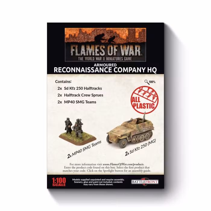 Armoured Reconnaissance Company HQ (Plastic)