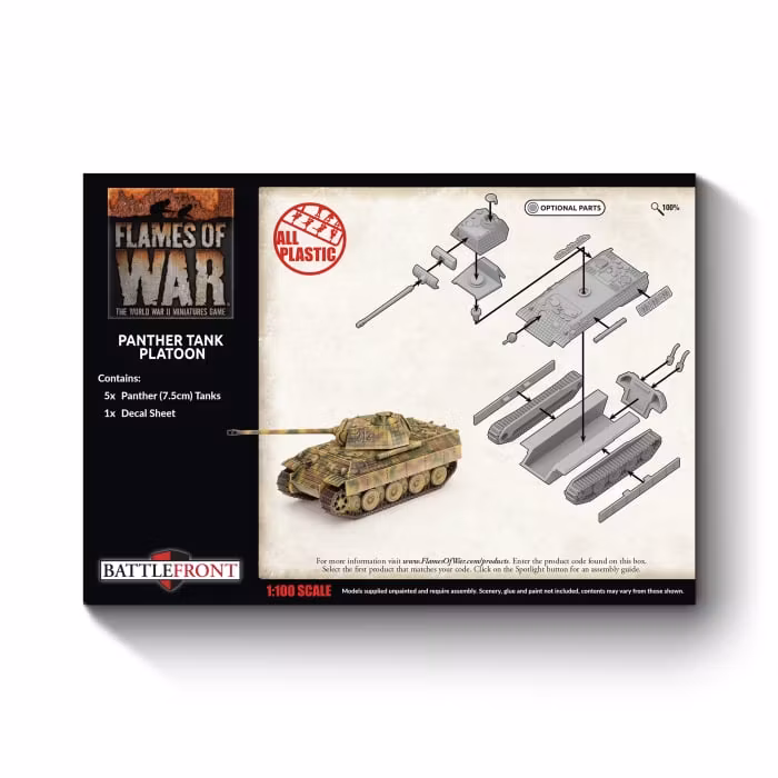Panther A Tank Platoon (plastic)