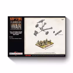 FJ 10.5cm Artillery Battery (x4 guns Plastic)