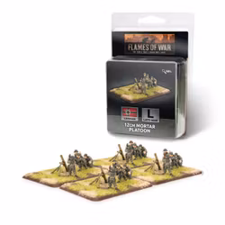 12cm Mortar Platoon (x4 Plastic)