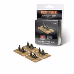 MG34 Machine-gun Platoon (x4 Plastic)
