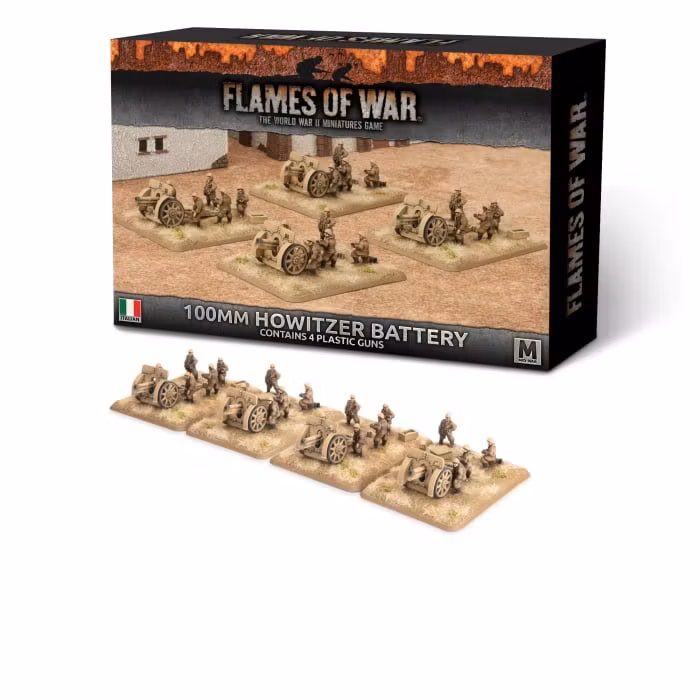 100mm Howitzer Battery (Plastic)