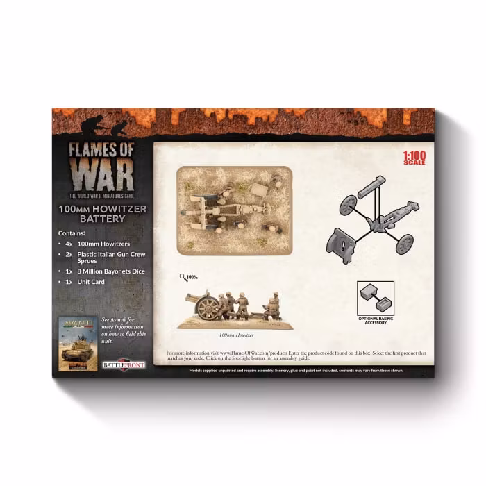 100mm Howitzer Battery (Plastic)