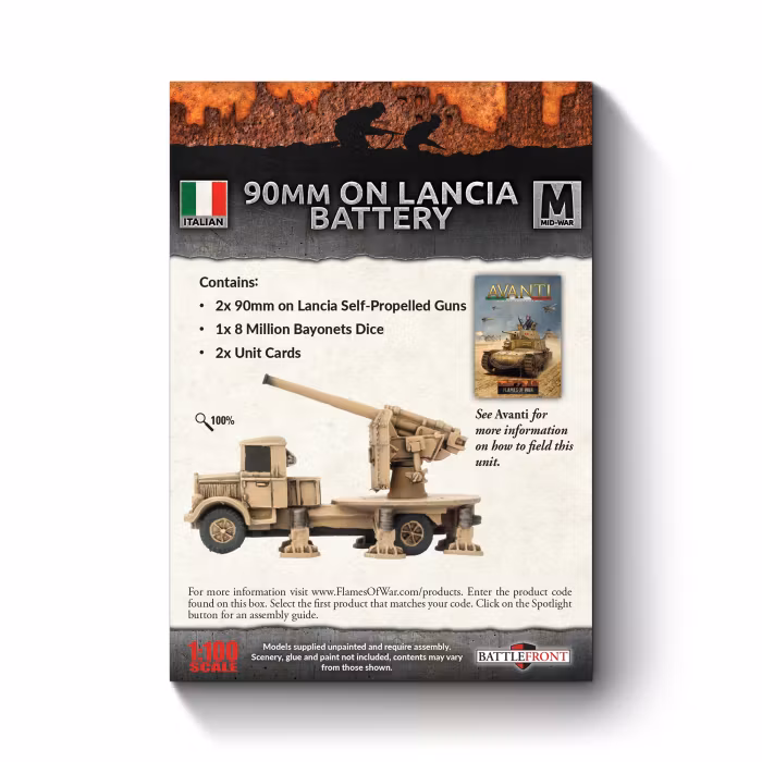 90mm on Lancia Battery