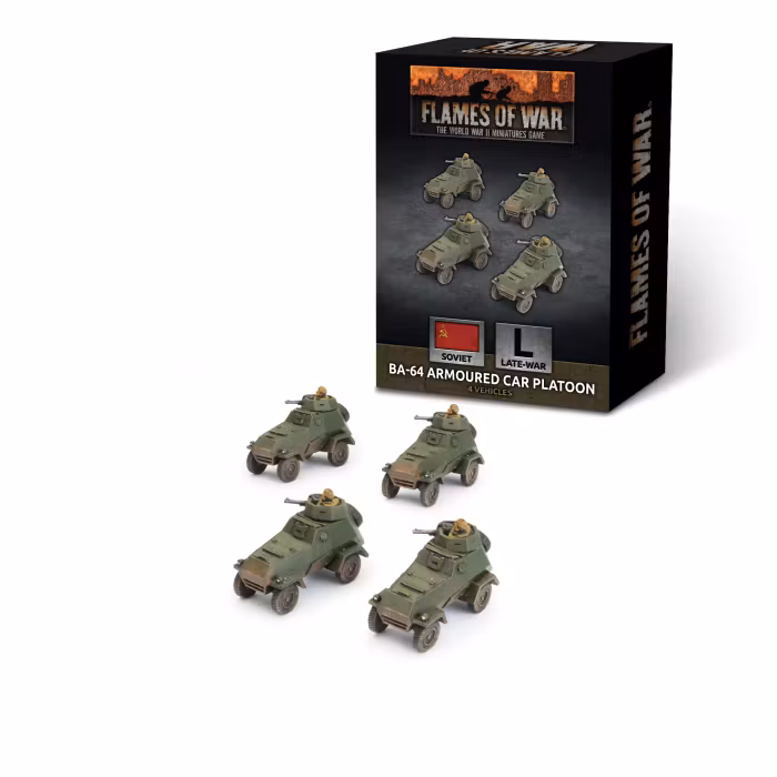BA-64 Armoured Car Platoon (Plastic)