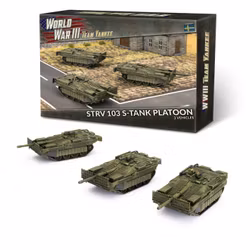 Strv 103 S-tank Platoon (x3 Plastic)
