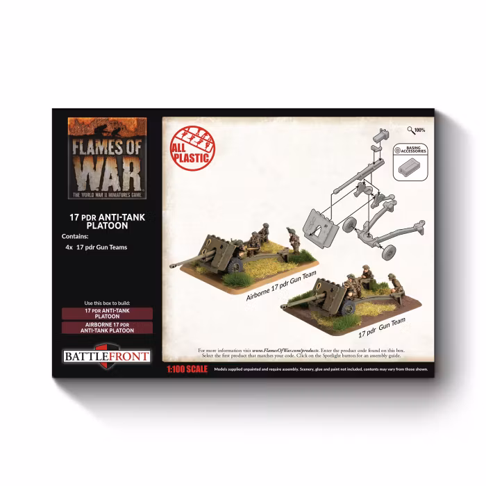 17 pdr Anti-tank Platoon (Plastic)