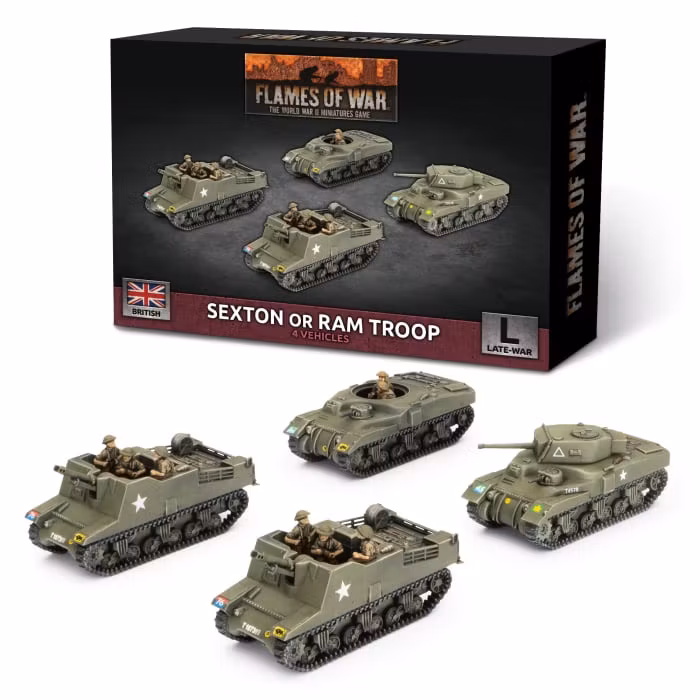 Sexton or Ram Troop (4x Plastic)