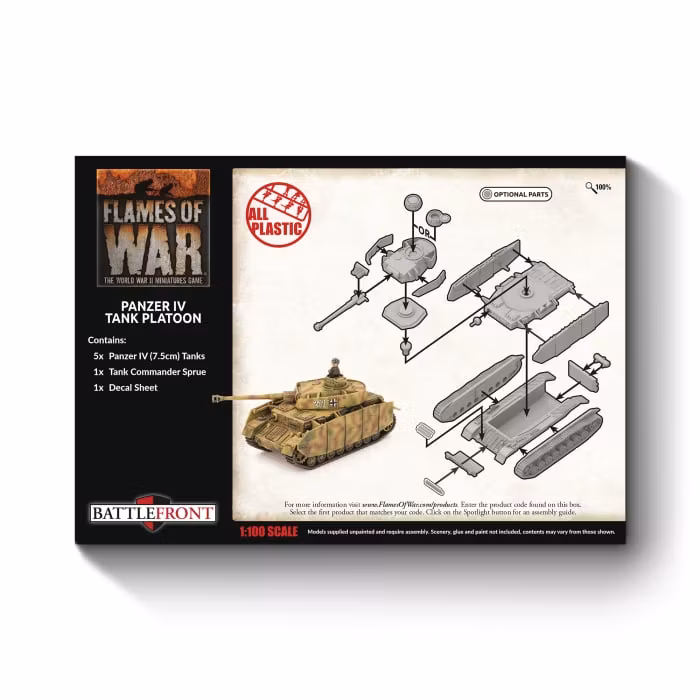 Panzer IV Tank Platoon (Plastic)