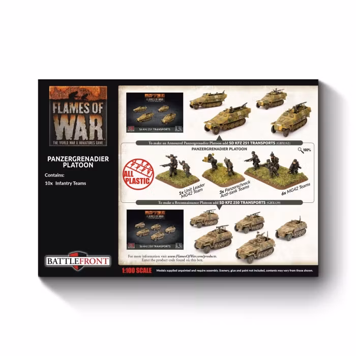 Panzergrenadier Platoon (plastic)