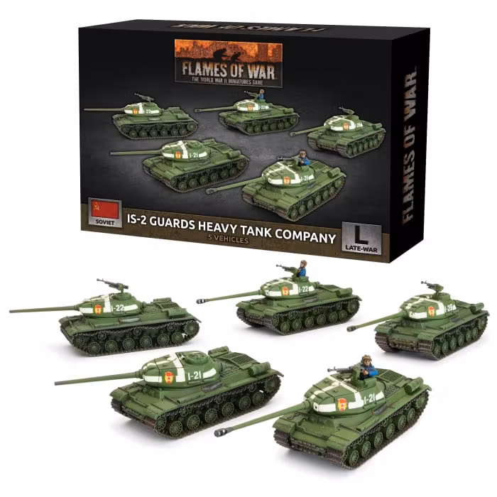 IS-2 Guards Heavy Tank Company (Plastic)