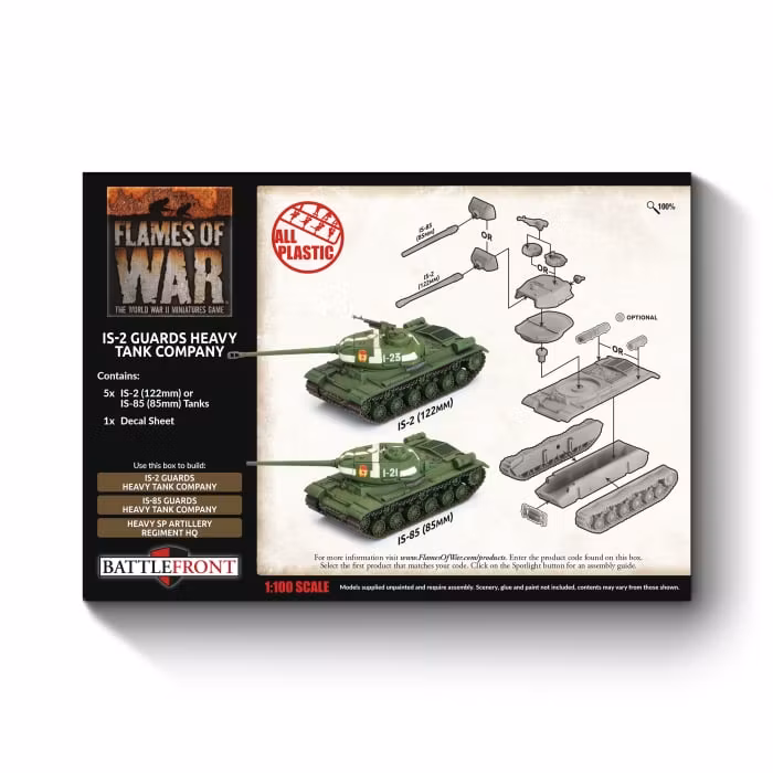 IS-2 Guards Heavy Tank Company (Plastic)