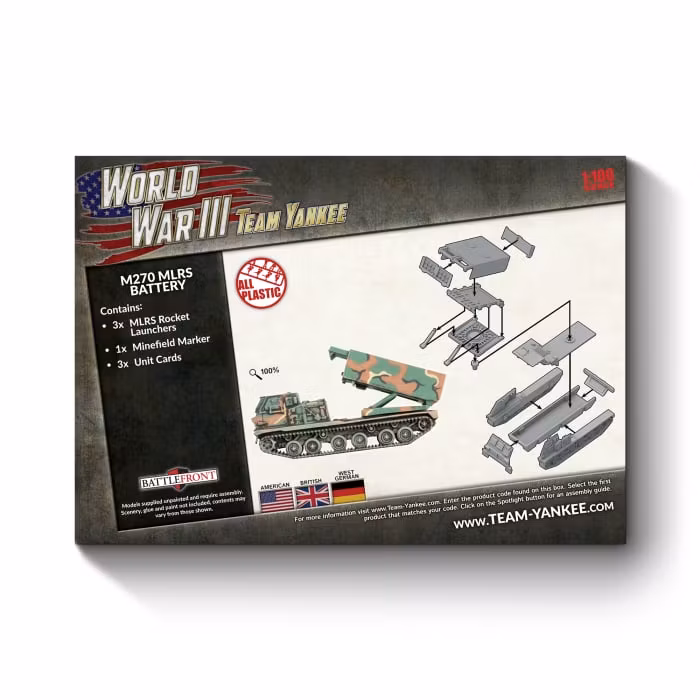 M270 MLRS Rocket Launcher Battery (Plastic)