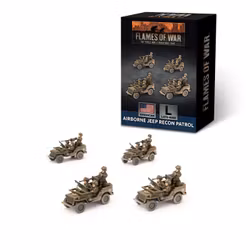 Airborne Jeep Recon Patrol (Plastic)