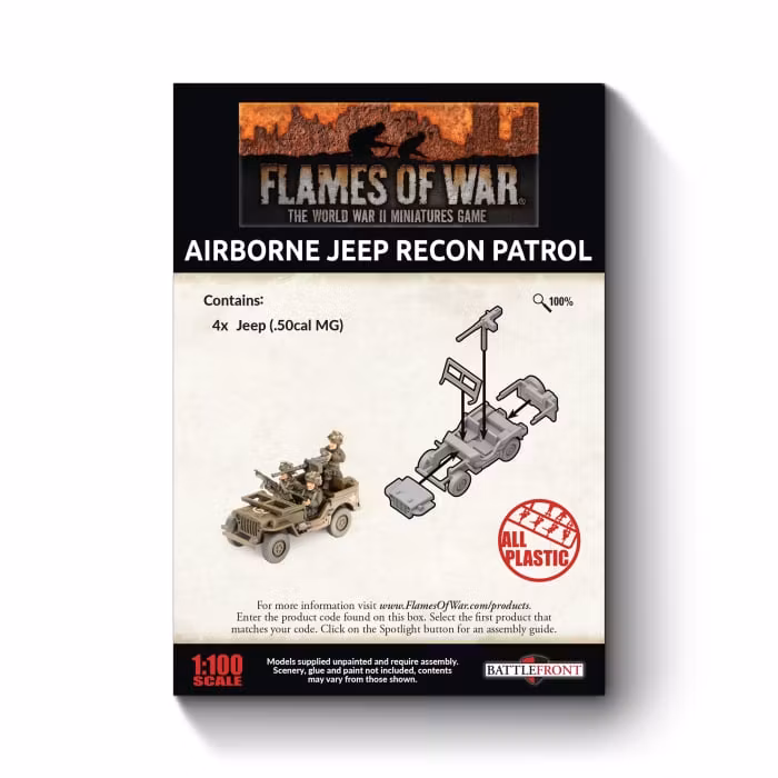 Airborne Jeep Recon Patrol (Plastic)