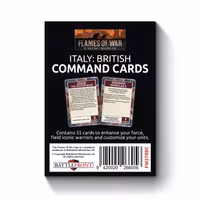 Liberation of Italy; British Command Card Pack (55 cards)