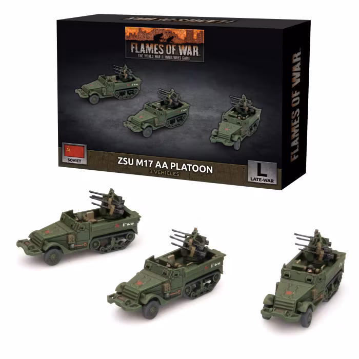 ZSU M17 Anti-Aircraft Platoon (Plastic)
