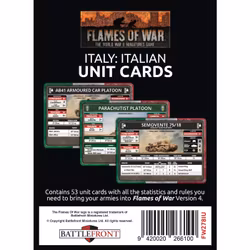 Liberation of Italy: Italian Unit Card Pack (both sides) (53 cards)