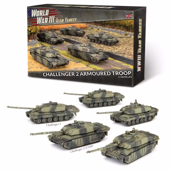 Challenger 2 (x5 plastic)