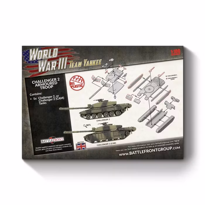 Challenger 2 (x5 plastic)