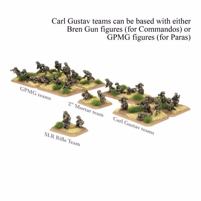 Commando / Parachute Troop (x40 figs)