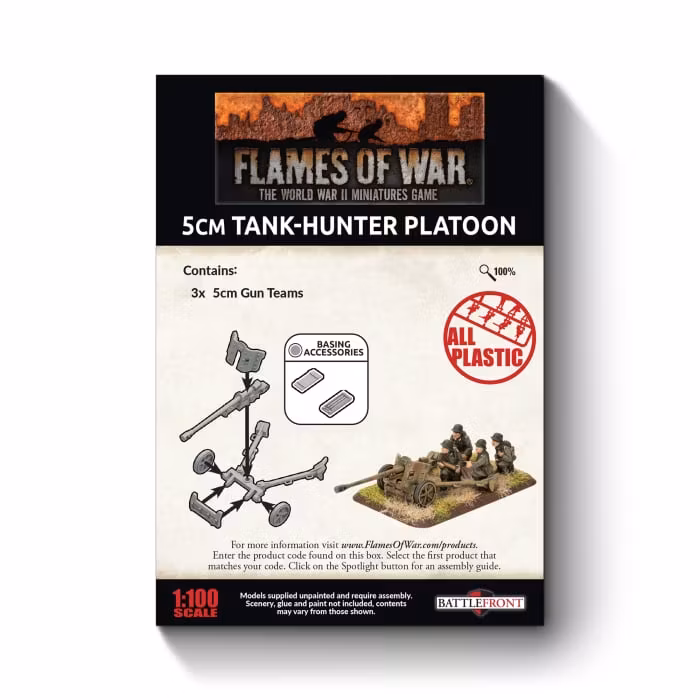 5cm Tank Hunter Platoon (Plastic)
