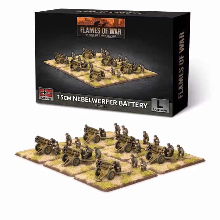 15cm Nebelwerfer Battery (x6 Plastic)