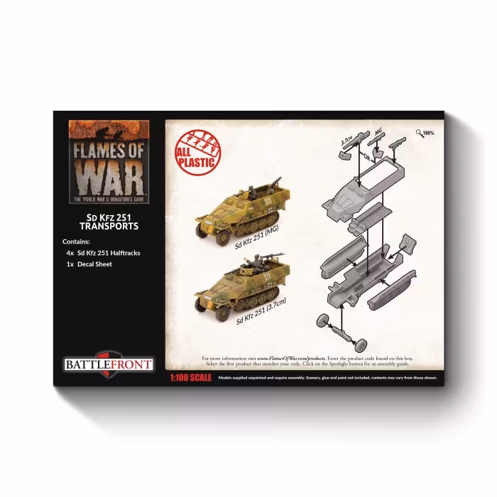 Sd Kfz 251 Transports (Plastic)