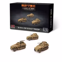 Sd Kfz 250 Scout Troop (Plastic)