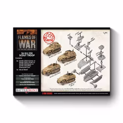 Sd Kfz 250 Scout Troop (Plastic)