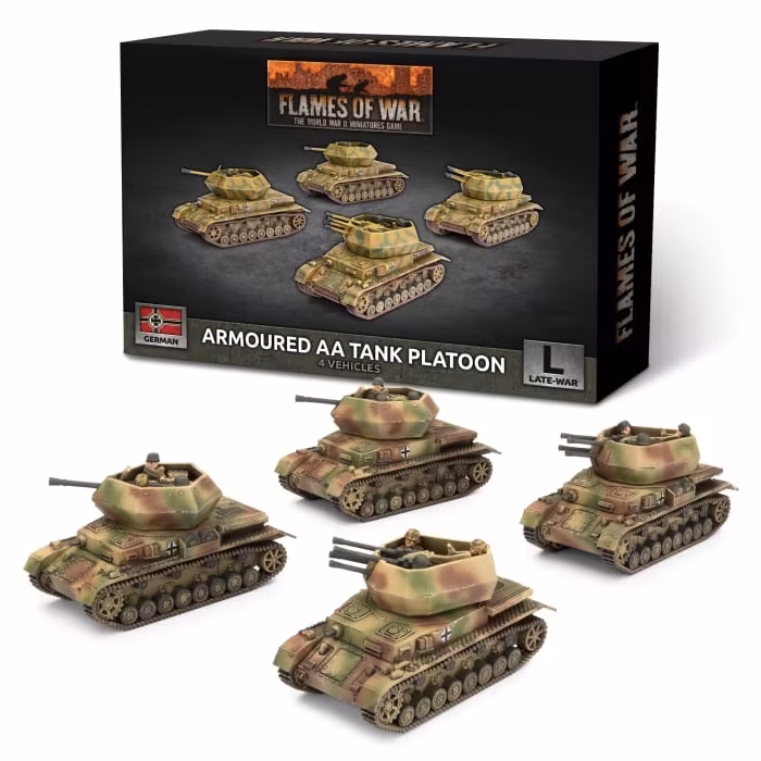 Armoured AA Tank Platoon (Plastic)