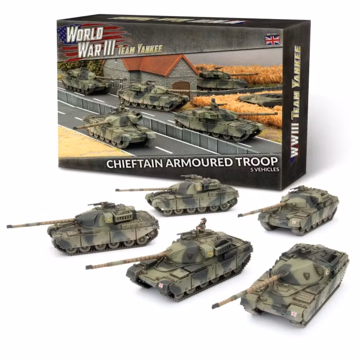 Chieftain Armoured Troop (Plastic)