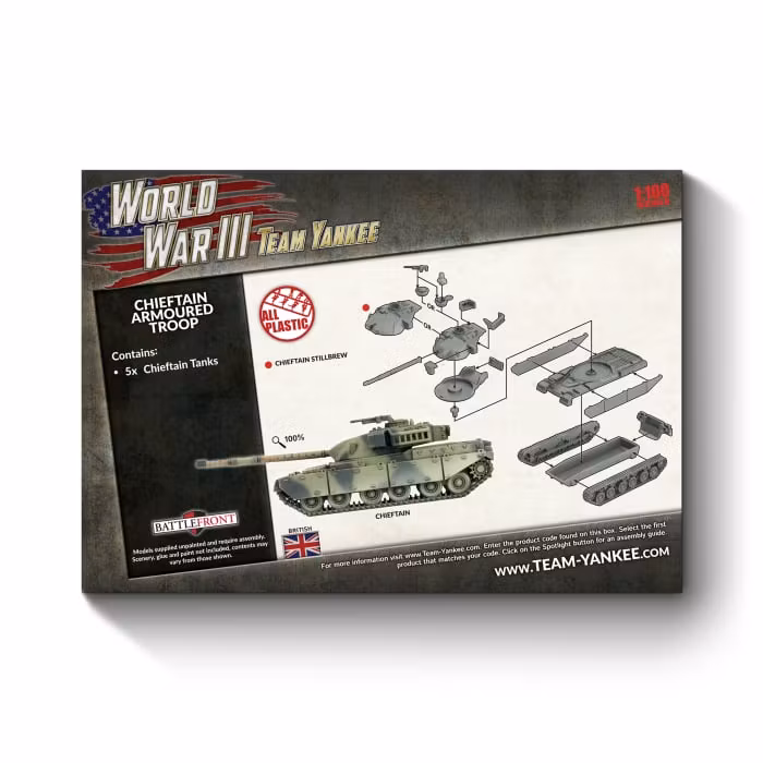 Chieftain Armoured Troop (Plastic)