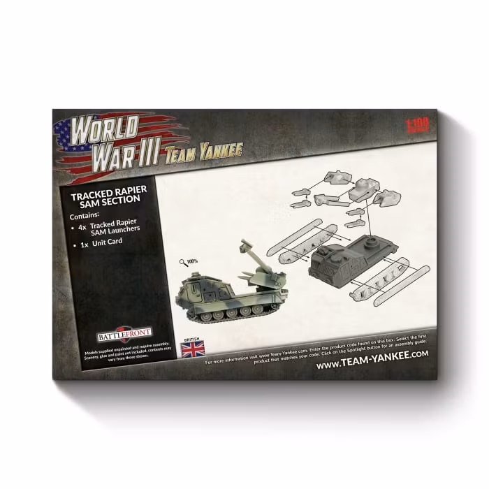 Tracked Rapier SAM Section