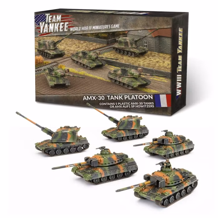 AMX-30 Tank Platoon (Plastic)