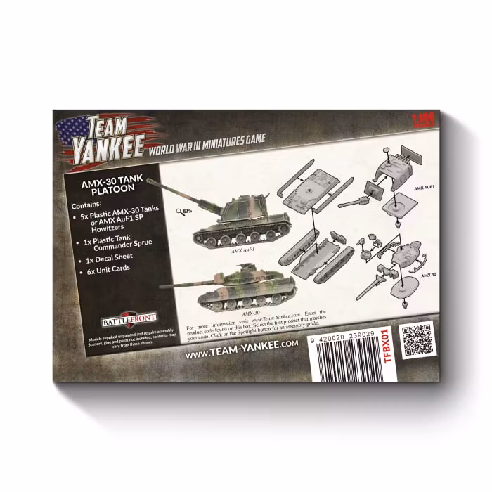 AMX-30 Tank Platoon (Plastic)