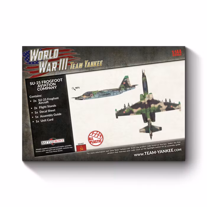 SU-25 Frogfoot Aviation Company (Plastic)