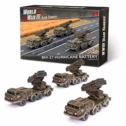 BM-27 Hurricane Rocket Launcher Battery