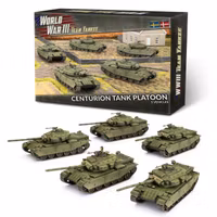 Centurion Tank Platoon (x5 Plastic)